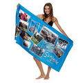 Oversize Subli-Cotton Terry Velour Beach Towel